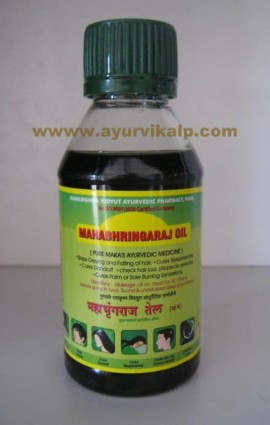 Mahabhringaraj Oil, 100ml, Hair Care, Dandruff, Premature Graying